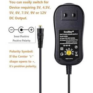 SoulBay Adaptador de corriente alterna universal de 36 W_6