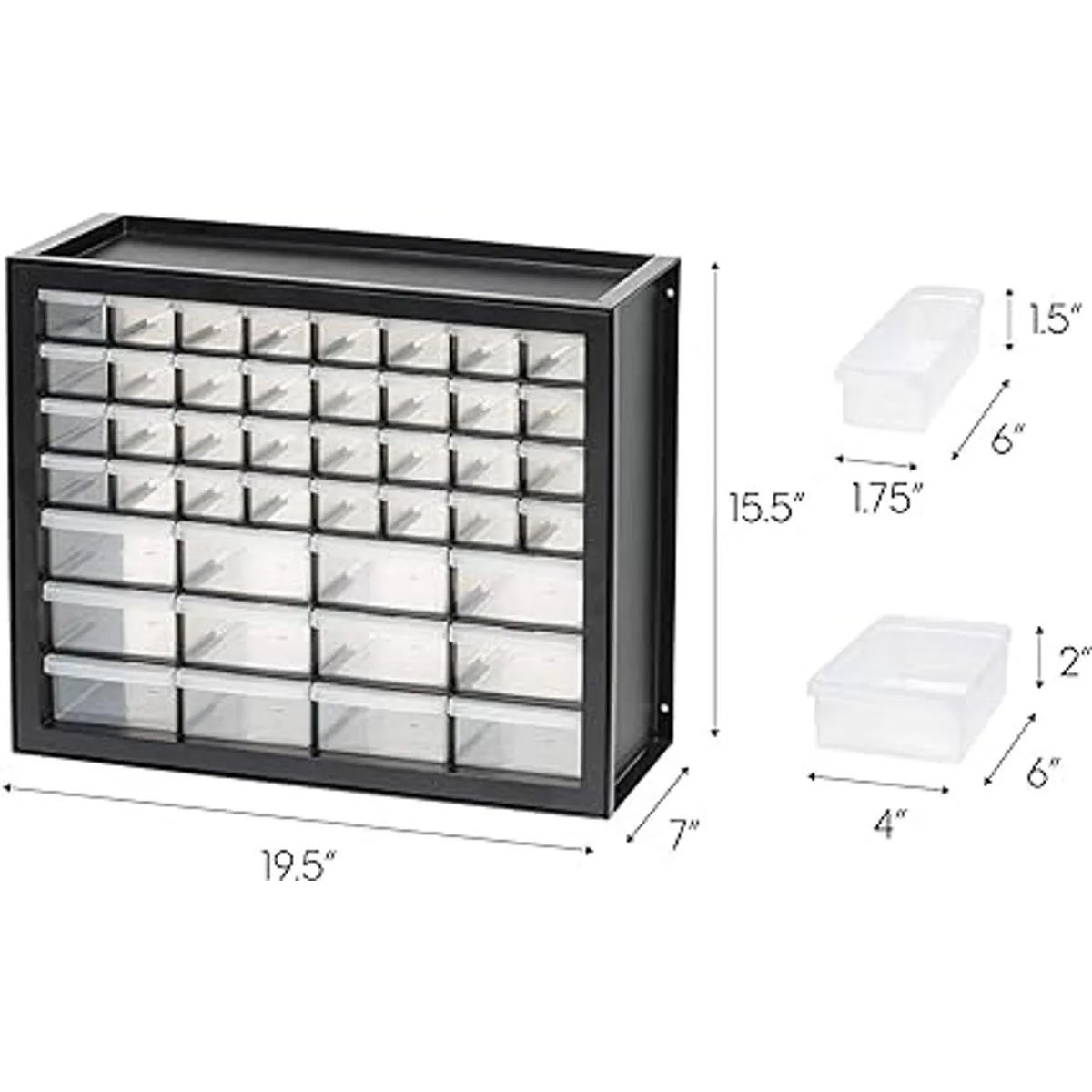 IRIS USA Armario de almacenamiento de plástico de 44_3