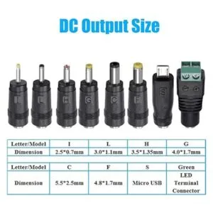 SoulBay Adaptador de corriente alterna universal de 36 W_5