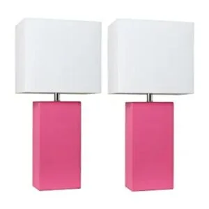 Elegant Designs LC2000BWN2PK Juego de 2 lámparas de mesa_1