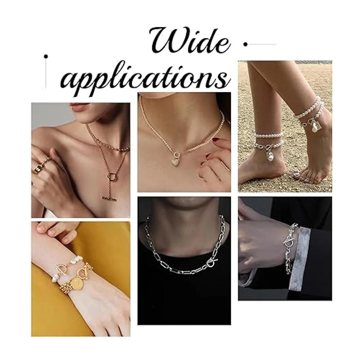 PH PandaHall 60 juegos de cierres de palanca cierre de_3