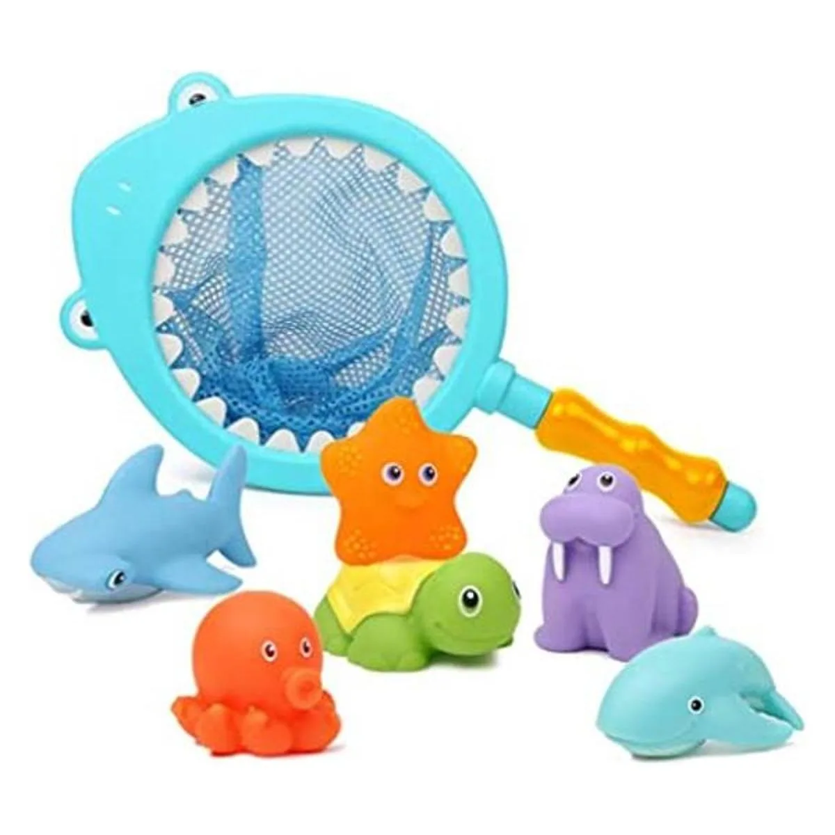 Bath Toy Water Spraying Discoloration Floating Animals_1