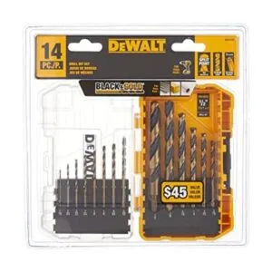 DEWALT Juego de brocas negro y dorado 14 piezas DWA1184_1