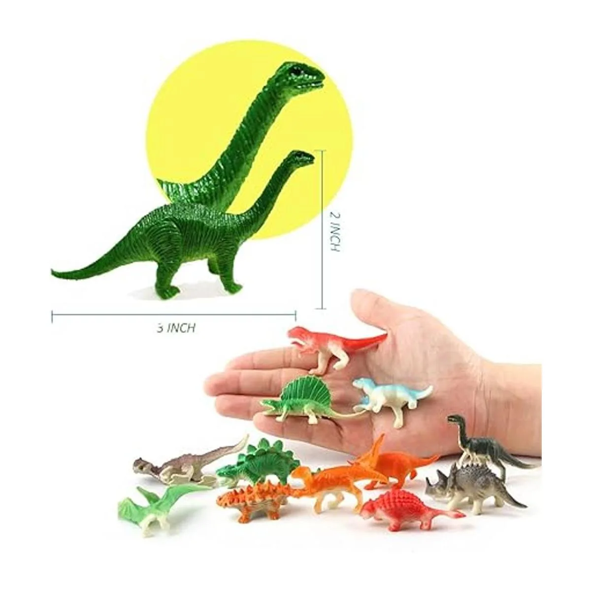 Paquete de 78 mini juguetes de figuras de dinosaurio_3