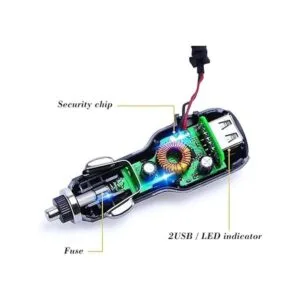 Plozoe Cargador de cámara de salpicadero para automóvil_5