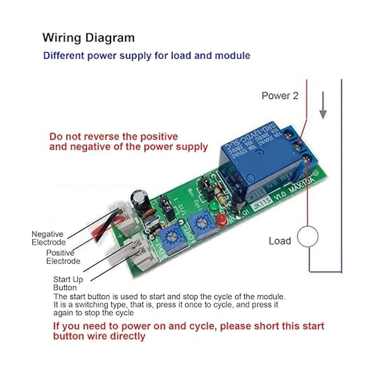 1 unidad de corriente continua de 12 V24 V de tiempo de_4