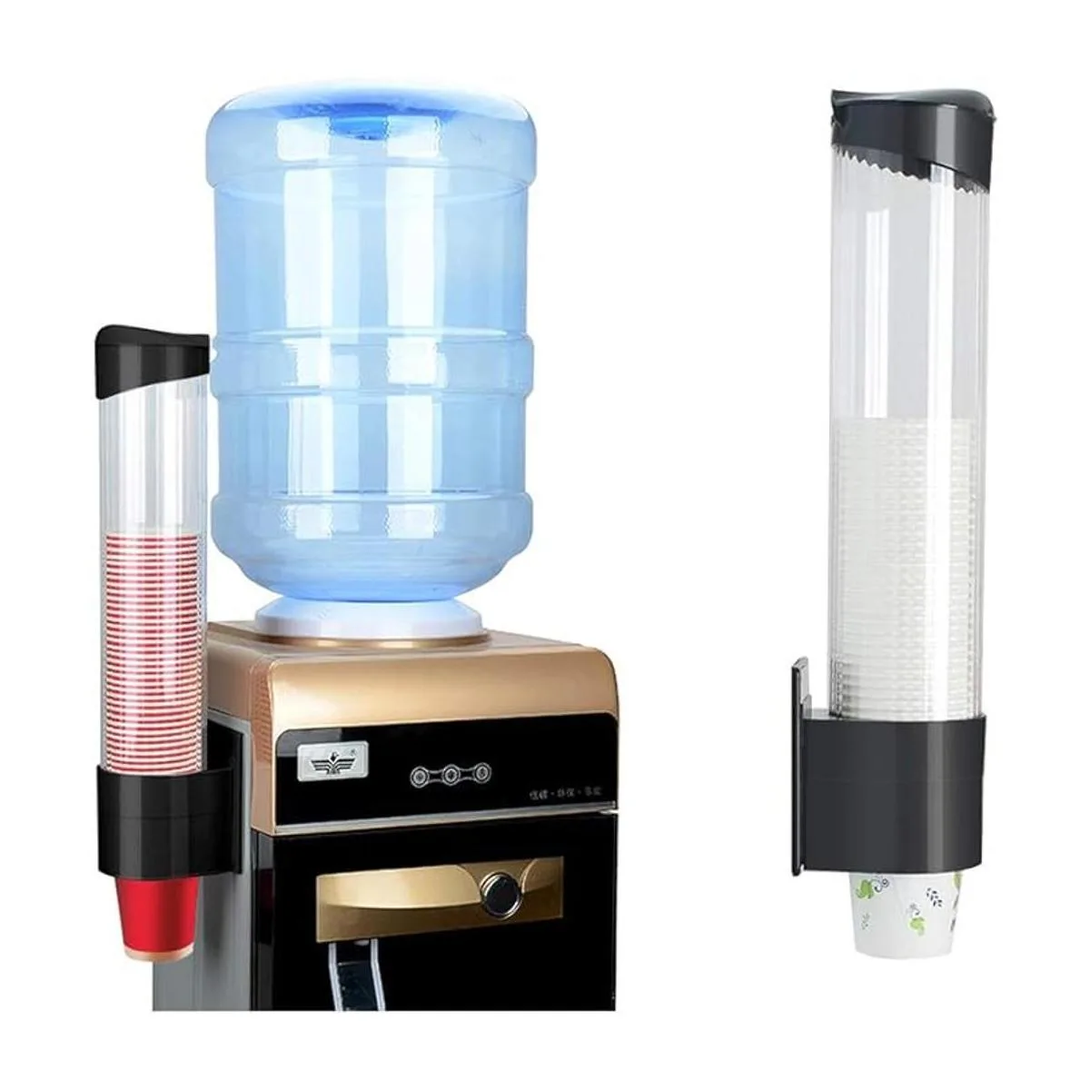 IWNTWY Dispensador de tazas de papel tipo tirador_1