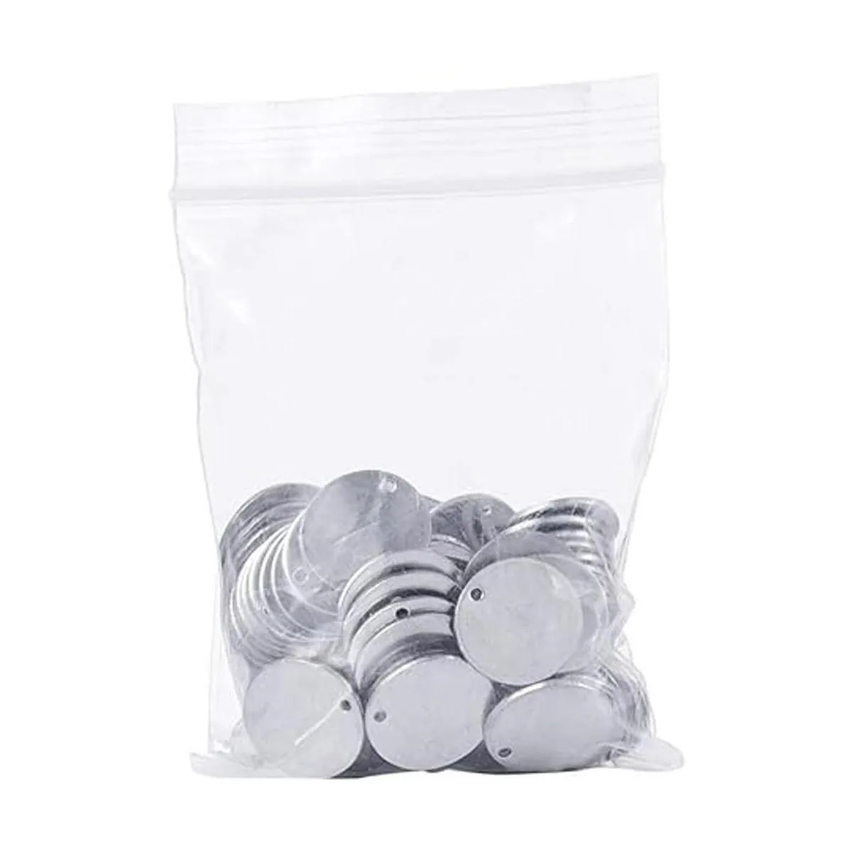 Kissitty Etiqueta de estampado en blanco Acero inoxidable_6