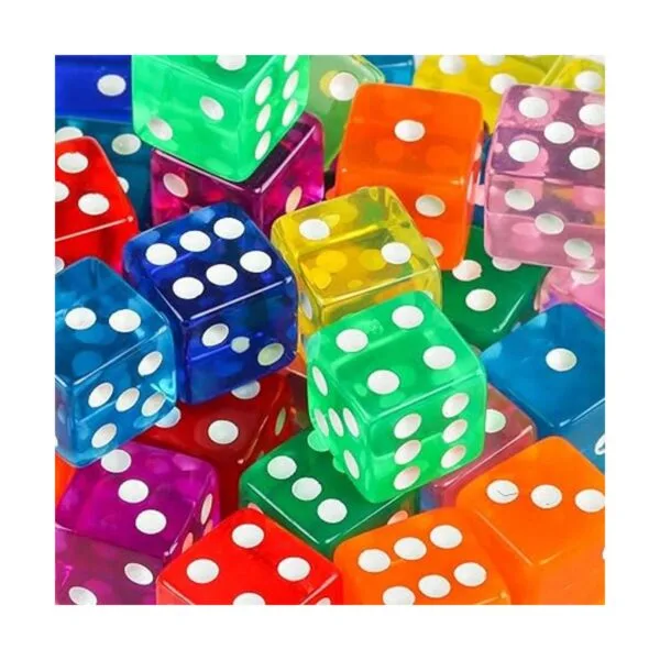 GWHOLE Juego de 40 dados de juego de 6 lados 8 dados de_3