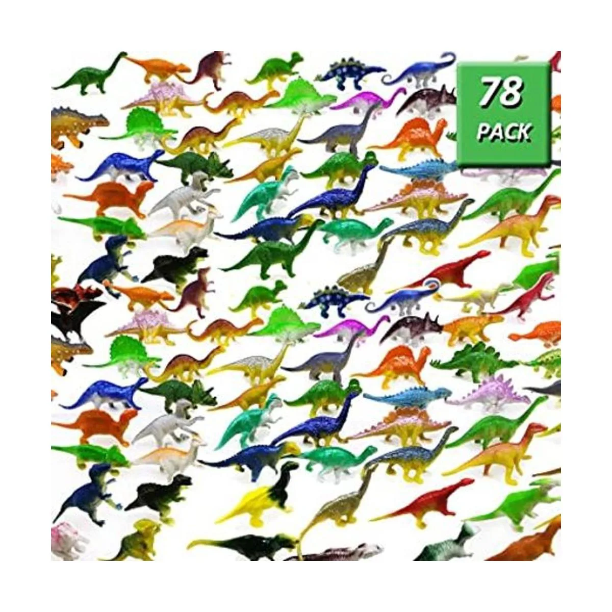 Paquete de 78 mini juguetes de figuras de dinosaurio_1