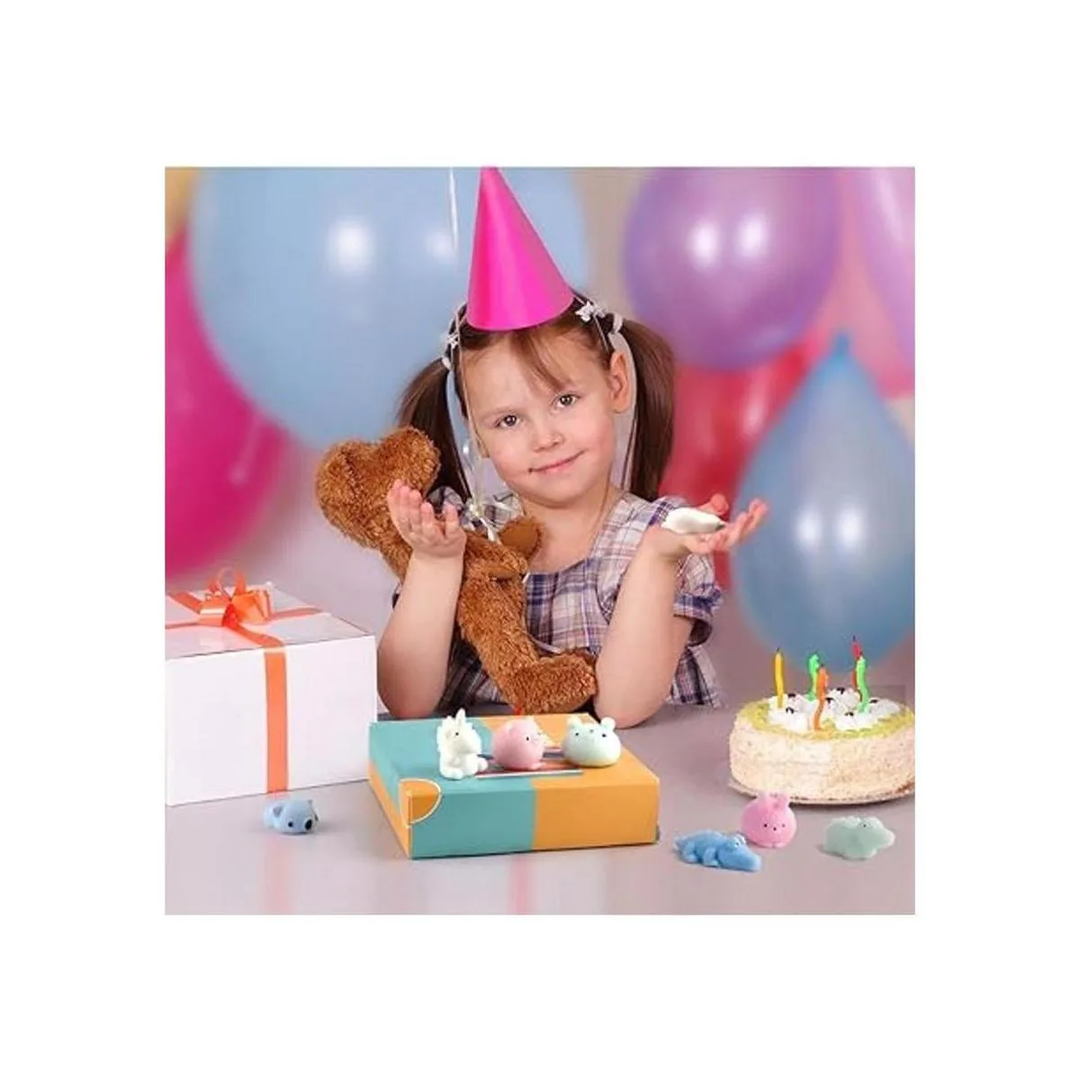 KUUQA 30 juguetes de animales para apretar lindo gato_4