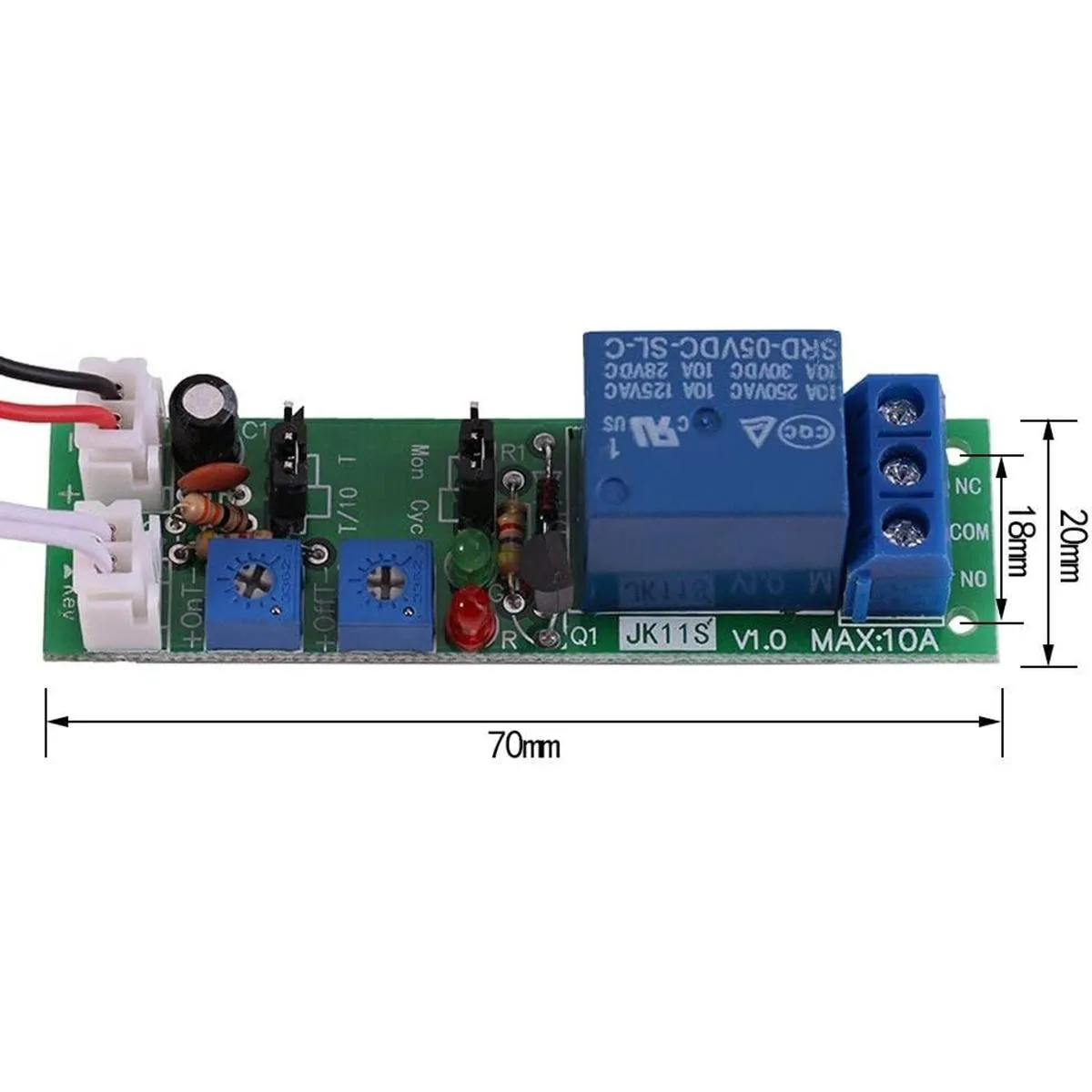 1 unidad de corriente continua de 12 V24 V de tiempo de_2