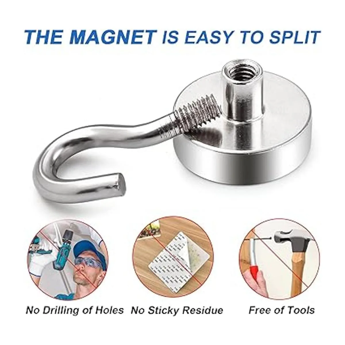 Ganchos magnéticos de neodimio resistentes gancho_3