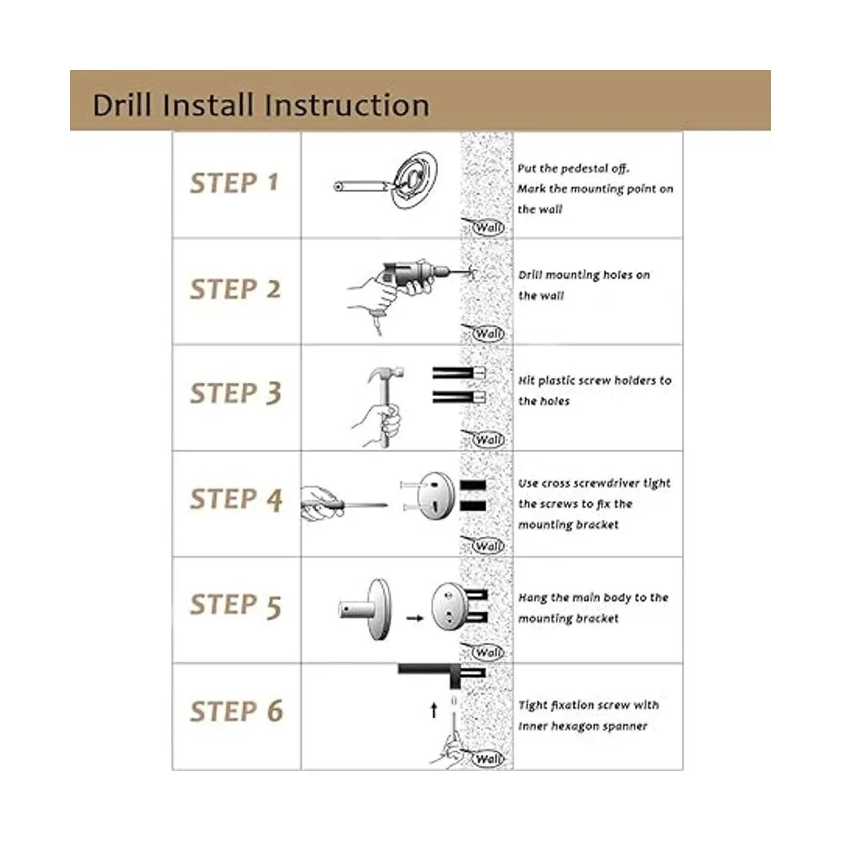 BESy Soporte de papel higiénico de bronce aceitado_7