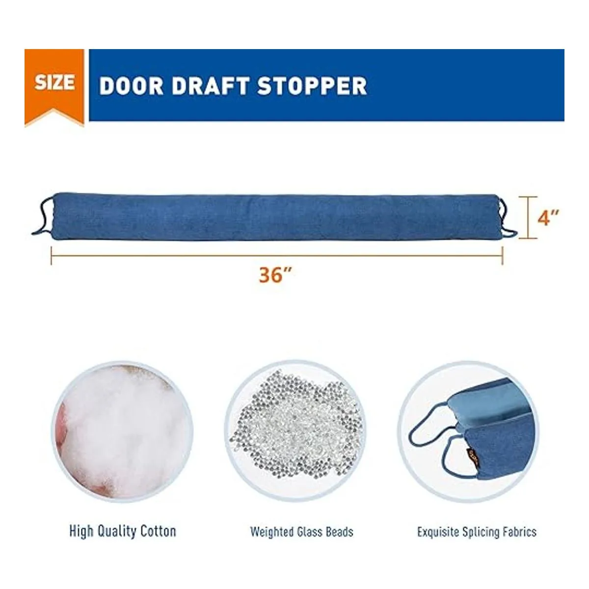 MAGZO Tapón de ruido para puerta; bloqueador de_2