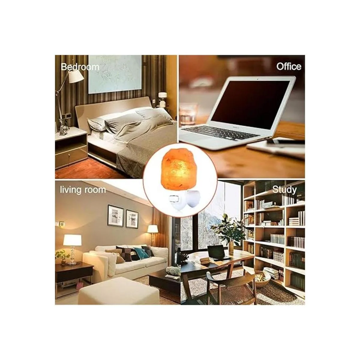 Pursalt Lámpara de sal del Himalaya enchufe de pared_2