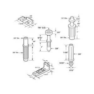 PrimeLine N 7534 Kit de reparación de herrajes para_2