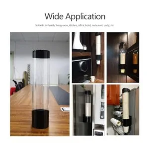 IWNTWY Dispensador de tazas de papel tipo tirador_7