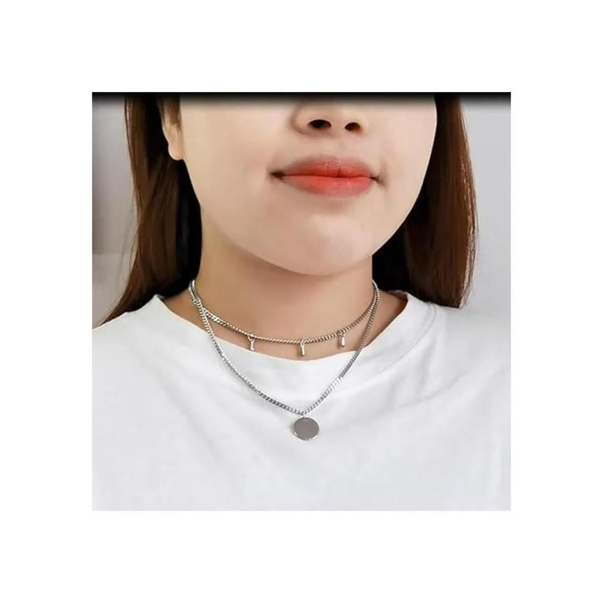 Kissitty Etiqueta de estampado en blanco Acero inoxidable_4