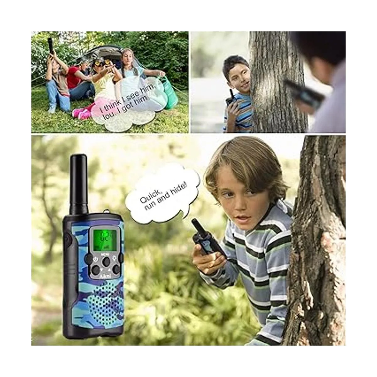 Aikmi Walkie Talkies para niños de 22 canales de radio_3