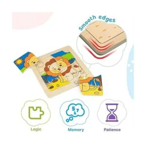 Bimi Boo Rompecabezas para niños de 2 a 4 años juguetes_5