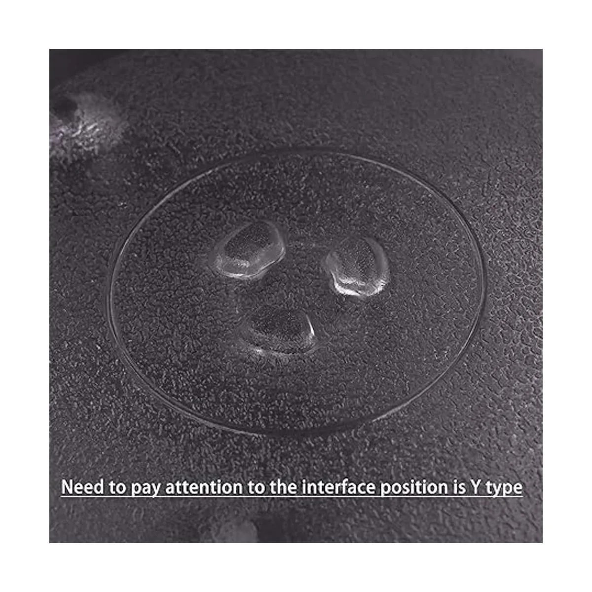 Bandeja de vidrio de repuesto para microondas de 12.4 in_4