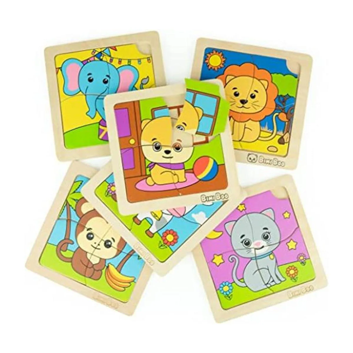 Bimi Boo Rompecabezas para niños de 2 a 4 años juguetes_1