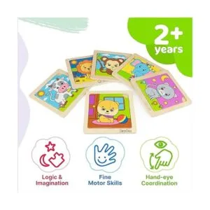 Bimi Boo Rompecabezas para niños de 2 a 4 años juguetes_3