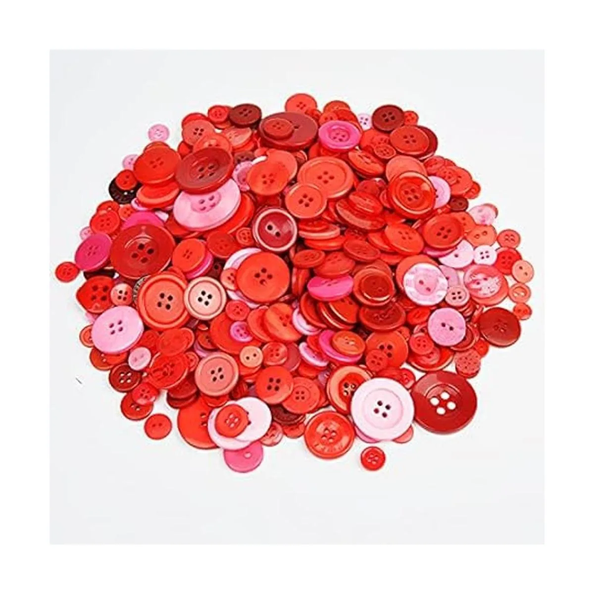 Esoca 650 botones rojos para manualidades botones_3