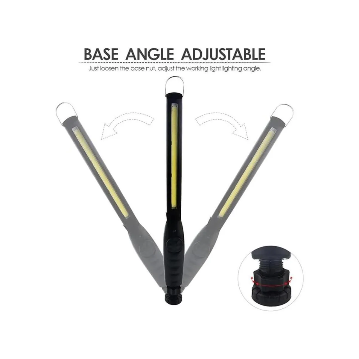 MODOAO recargable COB LED luz de trabajo 700 lúmenes_3