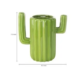MyGift Soporte para utensilios de cerámica verde estilo_6