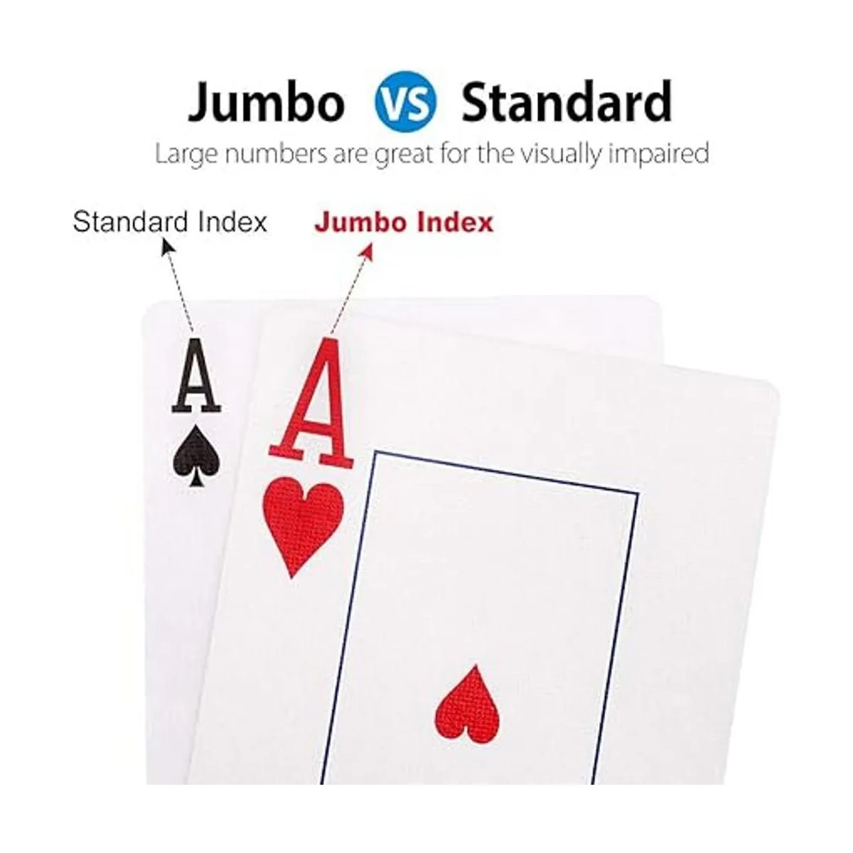 LotFancy Naipes de juego índice jumbo 12 barajas de_2
