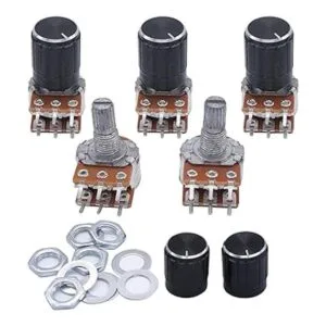 Taiss 5 potenciómetros de 10 K ohmios potenciómetro de_2