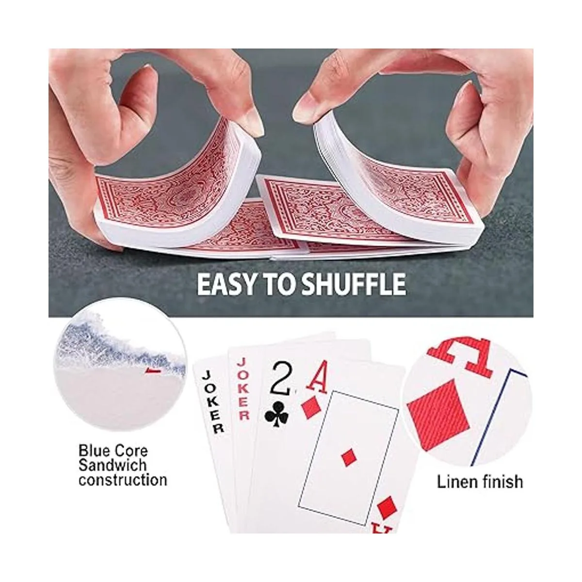LotFancy Naipes de juego índice jumbo 12 barajas de_3