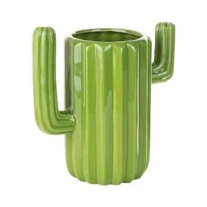 MyGift Soporte para utensilios de cerámica verde estilo_5