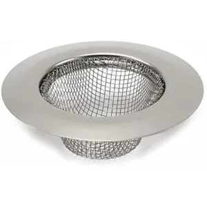 4 coladores de malla de acero inoxidable para bañera de_4