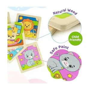 Bimi Boo Rompecabezas para niños de 2 a 4 años juguetes_2