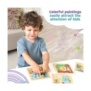 Bimi Boo Rompecabezas para niños de 2 a 4 años juguetes_4