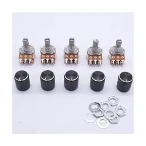 Taiss 5 potenciómetros de 10 K ohmios potenciómetro de_4