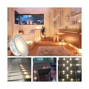 Paquete de 6 luces LED empotrables iluminación SMY_2