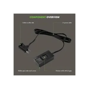 TOPGREENER Regulador de enchufe de mesa para lámparas de_2