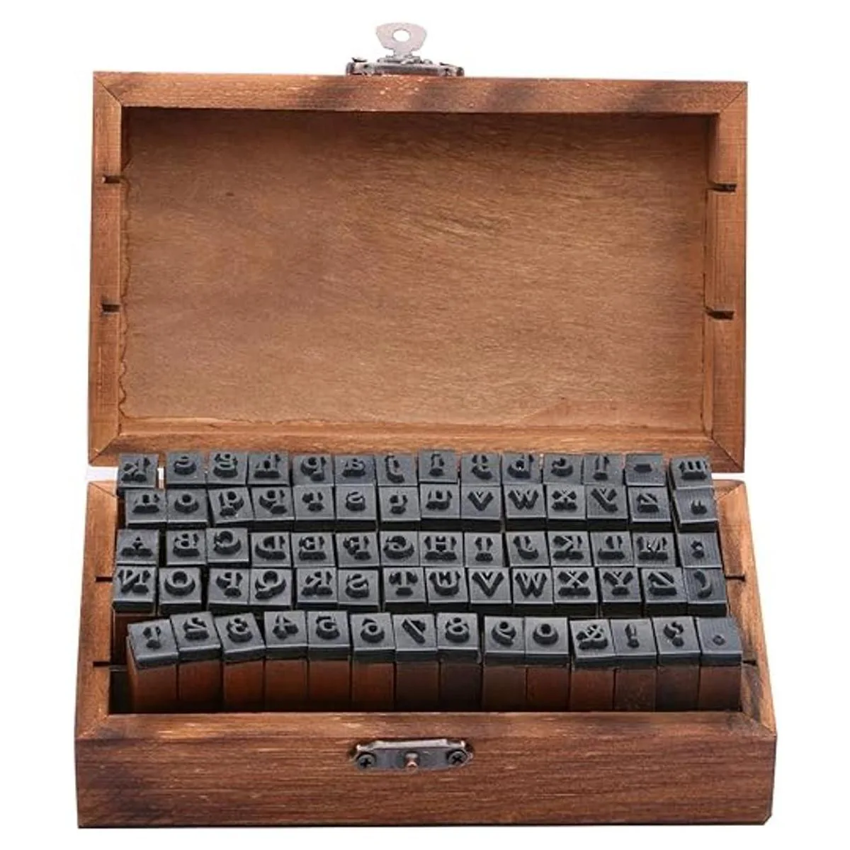 Dedoot Sello de goma letras del alfabeto 70 unidades_1