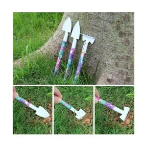 JUMPHIGH Juego de 10 herramientas de jardinería con_5