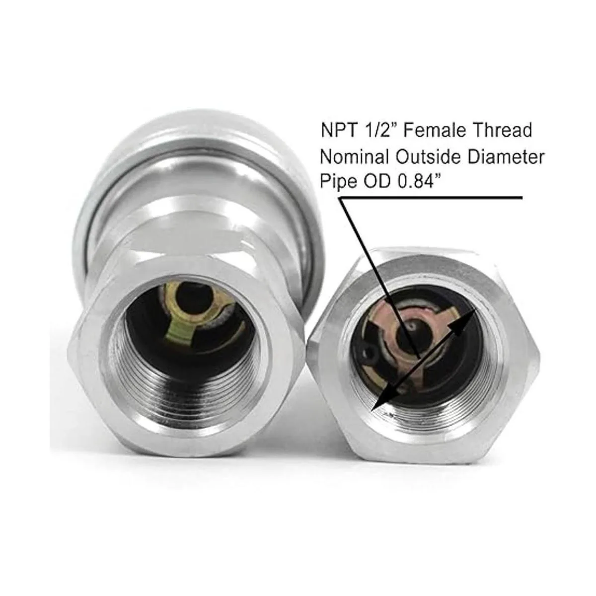 Acopladores hidráulicos de conexión rápida de 12 NPT_4