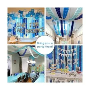 RUBFAC Guirnalda de trébol de cuatro hojas para fiesta_7