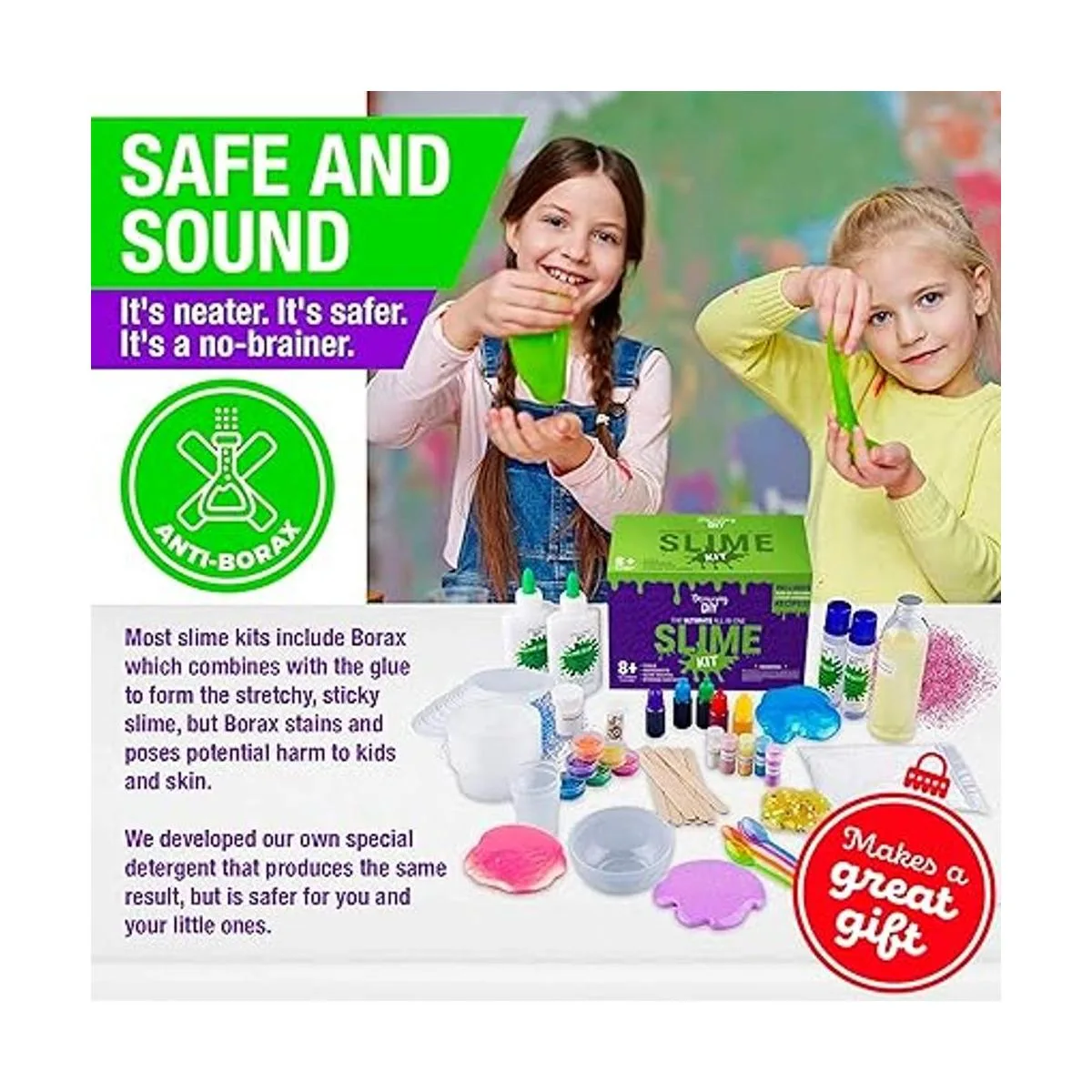 Discovering DIY Kit de limo para niñas y niños kit de_2