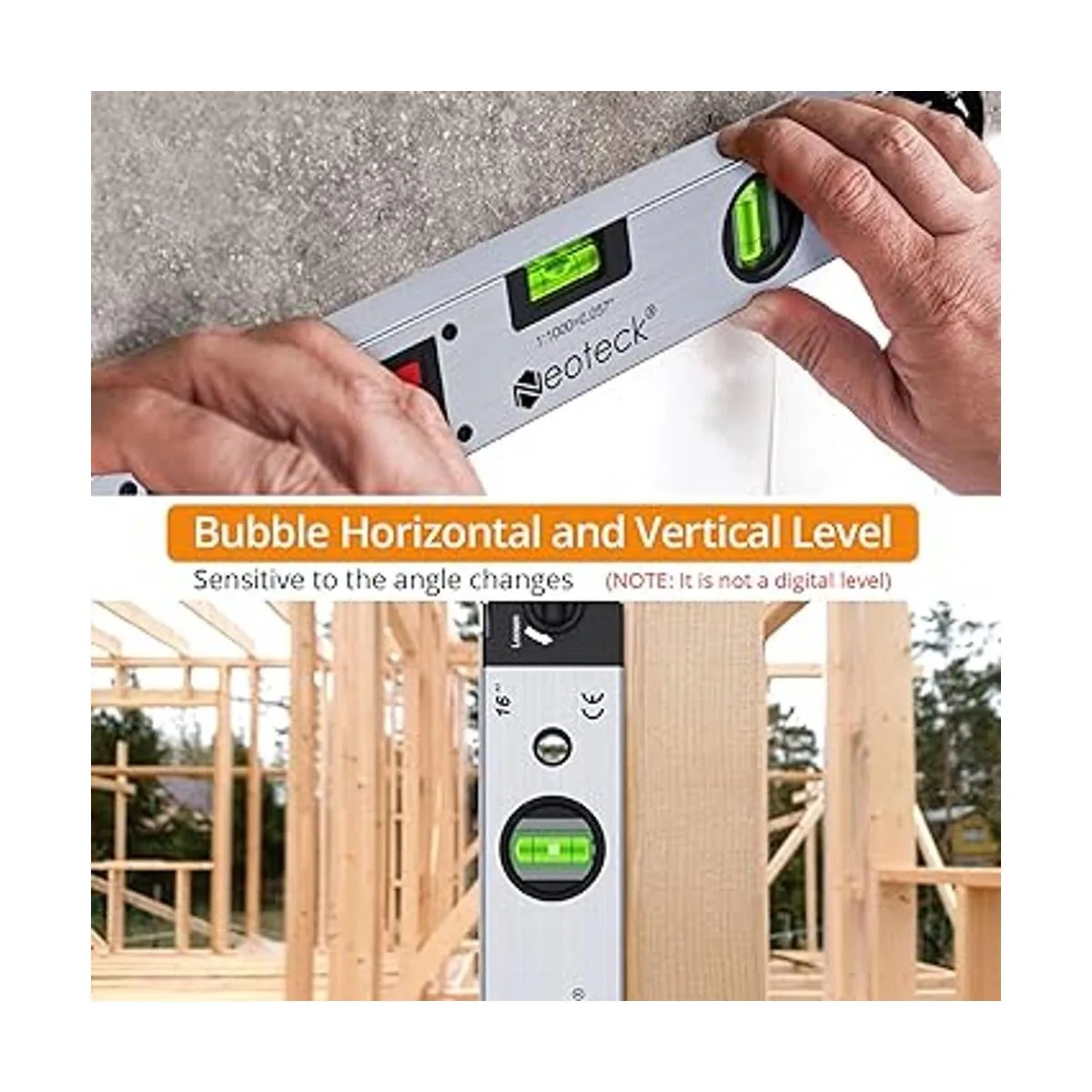 Neoteck Buscador digital de ángulo de aluminio de 225 16_5
