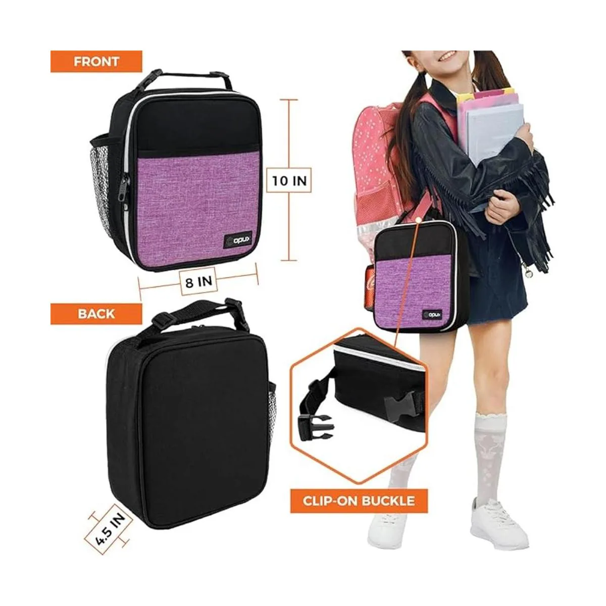 OPUX lonchera aislada de alta calidad Bolsa de almuerzo_3