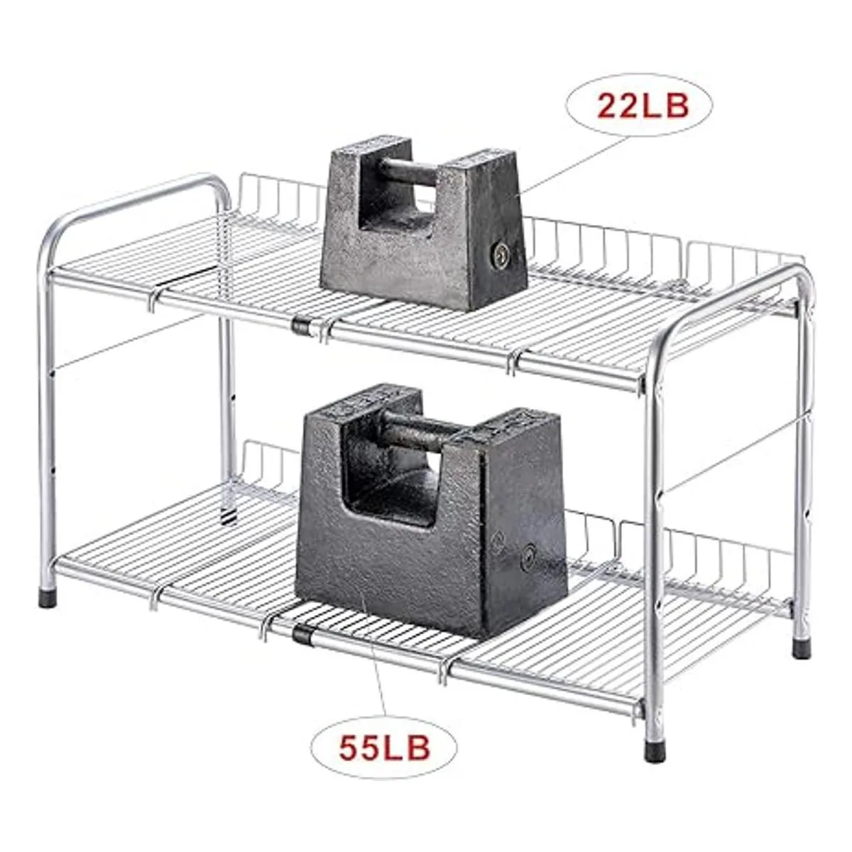 Flagship Organizador de 2 niveles para debajo del_4