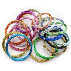 Inspirelle 20 colores de alambre de aluminio para_3